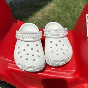 Toddler White Crocs